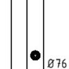 Absperr-Stilpfosten Serie 474B Ø 76 mm - Art.Nr. 474FB – Bild 4