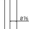 Absperrpfosten Stahlrohr Ø 76 x 2,6 mm herausnehmbar mit Profilzylinderschloss - Art.Nr. 476Z – Bild 4