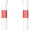 Universalbügel aus Stahlrohr Ø 76 x 2,6 mm für Dübelbefestigung - Art.Nr. 477_04PB – Bild 2