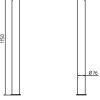 Abweisebügel Ø 76 x 2,6 mm ohne Querholm zum Einbetonieren - Art.Nr. 477_08P – Bild 4