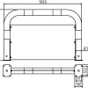 Schutzbügel mit Unterfahrschutz Gesamtbreite: 1000 mm - Art.Nr. 477_33BG – Bild 4