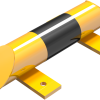 Rammschutz-Balken Stahlrundrohr Ø 76 mm für Dübelbefestigung - Art.Nr. 477_40BG