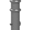 Absperr-Stilpfosten Serie 479B Ø 76 mm - Art.Nr. 479FB+2
