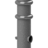 Absperr-Stilpfosten Serie 479B Ø 76 mm - Art.Nr. 479FB+2 – Bild 3