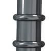 Absperr-Stilpfosten Serie 479B Ø 76 mm - Art.Nr. 479FUB – Bild 2