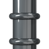 Absperr-Stilpfosten Serie 479B Ø 76 mm - Art.Nr. 479PB – Bild 2