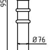 Absperr-Stilpfosten Serie 479B Ø 76 mm - Art.Nr. 479PB – Bild 4