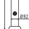 Absperr-Stilpfosten Serie 480B Ø 82 mm - Art.Nr. 480FB – Bild 4