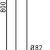 Absperr-Stilpfosten Serie 480B Ø 82 mm - Art.Nr. 480PB – Bild 4