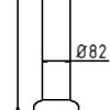 Absperr-Stilpfosten Serie 480B Ø 82 mm - Art.Nr. 480ZB – Bild 4