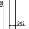 Absperr-Stilpfosten Serie 481B Ø 82 mm - Art.Nr. 481PB – Bild 4