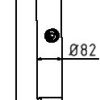 Absperr-Stilpfosten Serie 484B Ø 82 mm - Art.Nr. 484FUHB – Bild 4