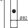 Absperr-Stilpfosten Serie 485B Ø 82 mm - Art.Nr. 485FUHB – Bild 4