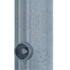 Absperrpfosten Stahlrohr Ø 89 x 2,9 mm herausnehmbar mit Dreikantverschluss - Art.Nr. 489F