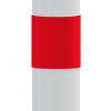 Absperrpfosten Stahlrohr Ø 102 x 2,9 mm ortsfest zum Einbetonieren - Art.Nr. 491B