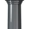 Alu-Stilpfosten Serie 495B ortsfest, zum Einbetonierenmit Erdanker, Gesamtlänge ca. 1300 mm mit 2 Ösen - Art.Nr. 495B+2 – Bild 2