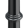 Alu-Stilpoller Serie 495.01B Eckpfosten für Oberholm 90° - Art.Nr. 495_03B
