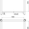 GS geprüfte Palette 1,05 m x 0,68 m DP Flachpaletten geeignet - Art.Nr. 50118-2 – Bild 4